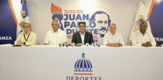 Ministro Kelvin Cruz anuncia Juegos Juan Pablo Duarte 2026 en EE. UU.