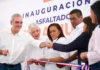 Luis Abinader inaugura puente sobre el río Penitente y entrega calles asfaltadas en Independencia
