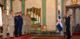 Luis Abinader juramenta nuevos mandos militares y de la Policía