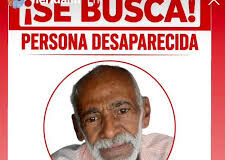 Localizan sano y salvo a hombre de 75 años reportado como desaparecido