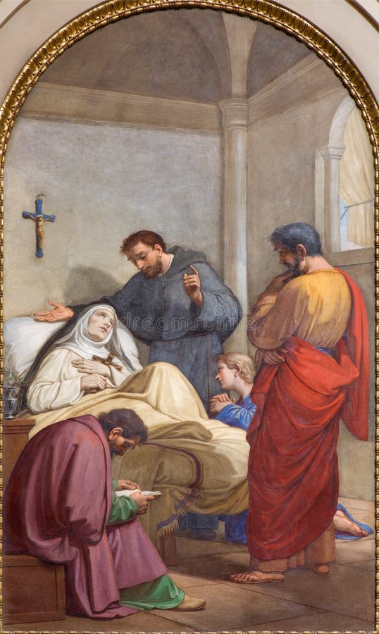 roma-el-fresco-de-la-muerte-de-st-mónica-la-madre-de-st-augustine-en-basilica-di-sant-agustín-62941143