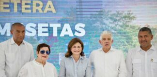 Raquel Peña inaugura carretera Las Mesetas en El Seibo