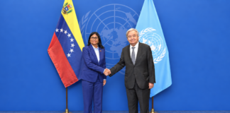 Delcy Rodríguez se reúne con autoridades del BM, FMI y BID al margen de la Asamblea de la ONU