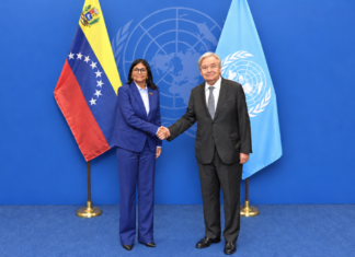 Delcy Rodríguez se reúne con autoridades del BM, FMI y BID al margen de la Asamblea de la ONU