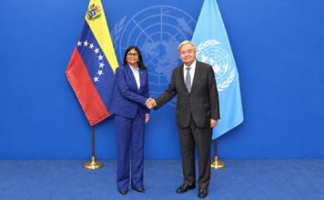 Delcy Rodríguez se reúne con autoridades del BM, FMI y BID al margen de la Asamblea de la ONU