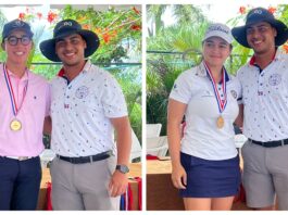 Aguasvivas y Fernández brillan en inicio del Tour Juvenil de Golf