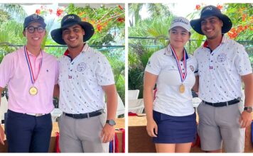 Aguasvivas y Fernández brillan en inicio del Tour Juvenil de Golf
