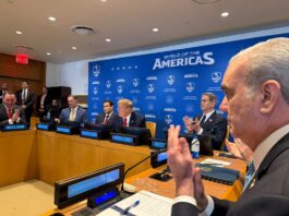 Luis Abinader participa en encuentro de la iniciativa Escudo de las Américas encabezado por Donald Trump