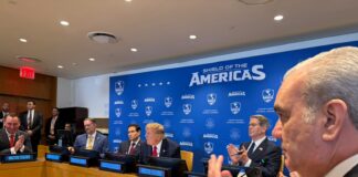 Luis Abinader participa en encuentro de la iniciativa Escudo de las Américas encabezado por Donald Trump