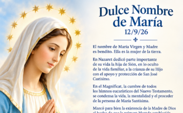 Dulce nombre de María 12/9/26