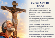 Viernes XXV TO 25/9/26