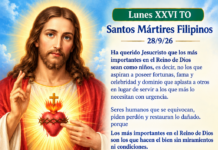 Lunes XXVI TO Santos Mártires Filipinos 28/9/26