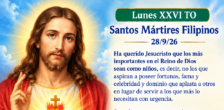 Lunes XXVI TO Santos Mártires Filipinos 28/9/26