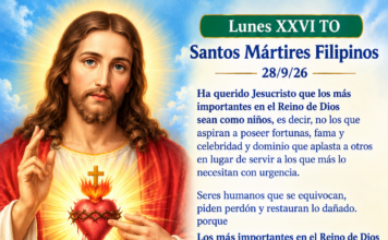 Lunes XXVI TO Santos Mártires Filipinos 28/9/26