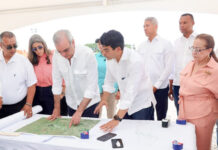 Luis Abinader supervisa obras y anuncia inversiones en el Cibao