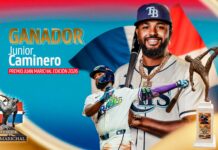 Junior Caminero se queda con el Premio Juan Marichal 2026