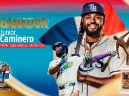 Junior Caminero se queda con el Premio Juan Marichal 2026