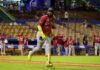 Ozuna dispara grand slam en remontada de Gigantes ante Escogido