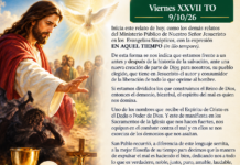 Viernes XXVII TO 9/10/26